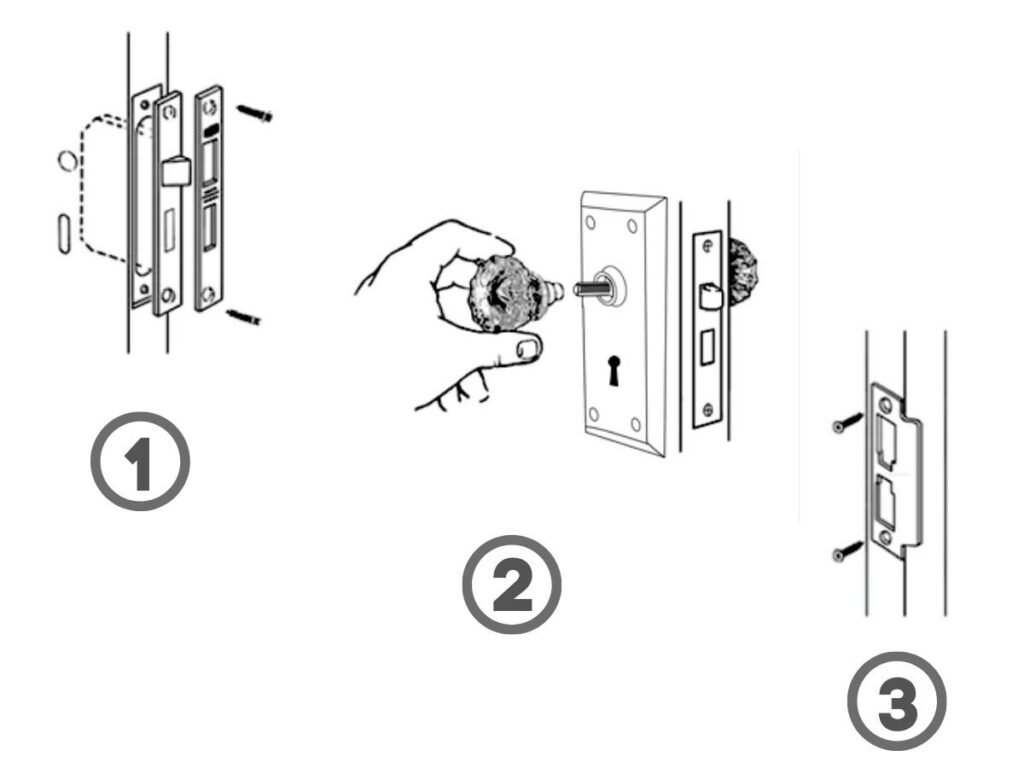 Mortise lock assembly 