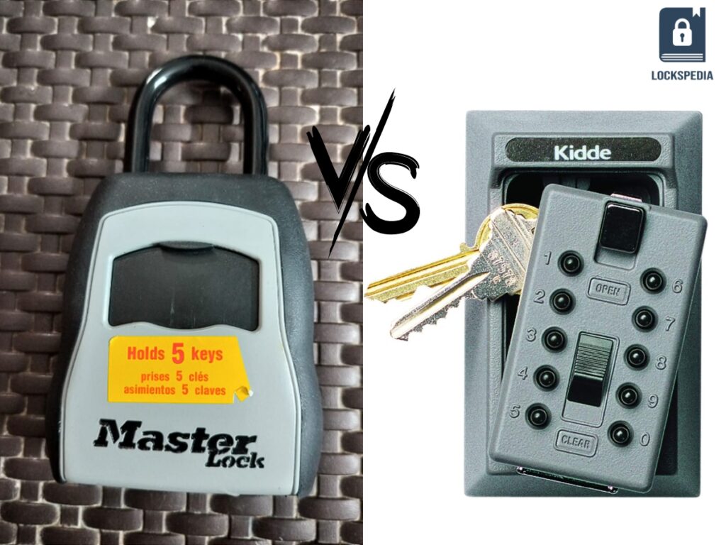 Master Lock 5400D vs. Kidde AccessPoint 001015 Key Lock Box